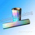 PET holographic film for packaging